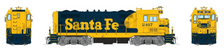 Rapido HO Locomotive #070601 ATSF CF7 w/Square Cab DC/DCC/Sound AT&SF Yellow Warbonnet #2417