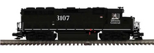 Atlas O Premier 30138575 GP40 Locomotive Illinois Central 3120 Black/White 3RL