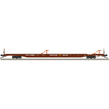 Atlas O Master #3001942 89'4" Intermodal Flat Car Trailer Train TTAX Brown 3RL