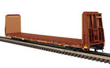 Atlas O Trainman #3001930 62' Bulkhead Flat Car Union Pacific UP Brown 3RL