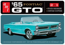 AMT #1191 1/25 Scale 1965 Pontiac GTO Car (2 in 1) Plastic Model Kit