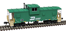 Atlas #50007303 Master N Extended Vision Caboose Burlington Northern #12554