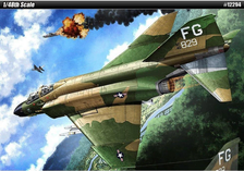 Academy Plastic Models 1/48 F4-C USAF Vietnam Fighter Plastic Model Kit #12294