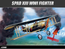 Academy Plastic Models 1/72 Spad XIII WWI RAF Fighter #12446