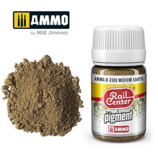 AMMO by Mig Rail Center Pigment R-2302 Medium Earth 35 ML
