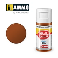 AMMO by Mig Rail Center Acrylic Color R-0025 Freight Red 15ML