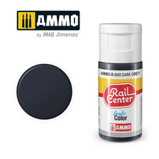 AMMO by Mig Rail Center Acrylic Color R-0005 Dark Grey 15ML