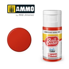 AMMO by Mig Rail Center Acrylic Color R-0037 Signal Red 15ML