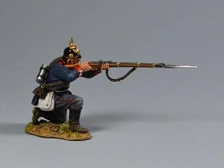 Team Miniatures PFW-P6005 Prussian Private Kneeling Firing Historical Figure