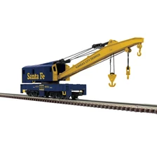 Atlas O 3001745 3RL Premier Crane Tender Santa Fe #199792