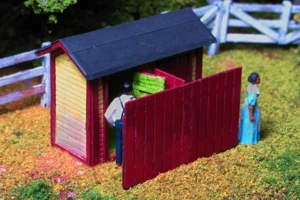 Monroe Models HO Scale The Privies Model Railroad Kit