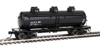 Walthers Mainline 910-1125 ACFX HO Scale Ready To Run 36' 3-Dome Tank Car