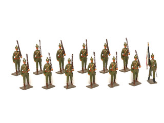 Rolf W Nelson Toy Soldiers German Infantry Marching 1914