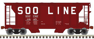 Atlas 50004177 N Scale Trainman PS-2 Covered Hopper ~ SOO Line #6863