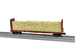 Lionel 2043091 BNSF Standard O Bulkhead Flatcar 545475