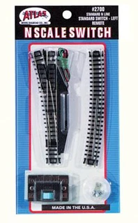 Atlas N Scale 2700 N Code 80 Standard Switch Remote Left