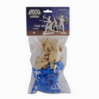 LOD Enterprises 60mm Plastic Collectible Toy Soldiers The War At Troy Figure Set 1