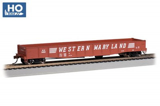 Bachmann HO 74804 50' 6" Drop End Gondola Western Maryland 5452