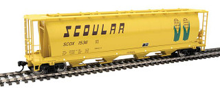 Walthers Mainline 910-7862 59' Cylindrical Hopper - Ready to Run -- Scoular SCOX #1536