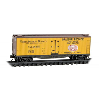 Microtrains 04900981 N 0' Wood Sheathed Reefer North American Despatch 6283