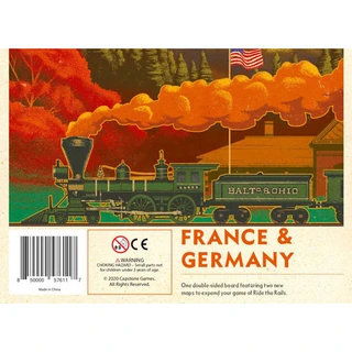 Iron Rail: 2 - Ride The Rails - France & Germany Map Expansion