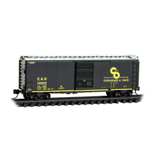 Microtrains 02000397 N 40' Standard Box Car Chesapeake & Ohio 19022
