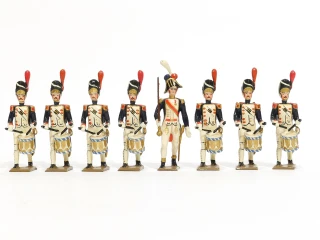Mignot Toy Soldiers Grenadiers de la Garde 1812 Vintage Set 28B