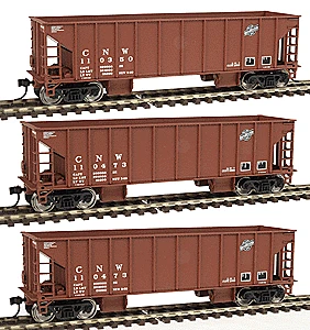 Walthers HO Scale Gold Line 41' Ballast Hopper Chicago & North Western