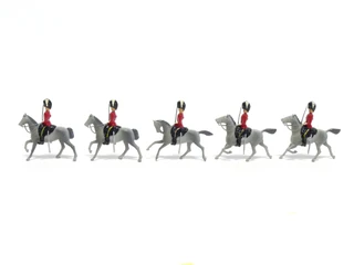 W Britain Toy Soldiers Royal Scots Greys Mounted Collector Enhanced