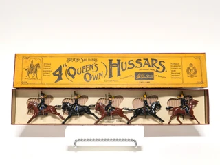 WBritain 9th Queen's Royal Lancers Mounted at the Halt