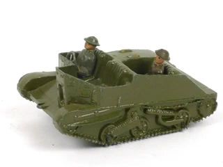 W Britain 1876 Bren Gun Carrier With 3 Man Crew Post War Army Vehicle