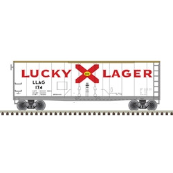 Atlas Trainman N 50006489 40' Plug Door Boxcar Lucky Lager #308