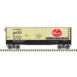 Atlas Trainman N 50006498 40' Plug Door Boxcar Pearl Lager #5182