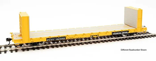 Walthers Mainline HO 9105850 60' Pullman-Standard Bulkhead Flatcar PTTX 92332