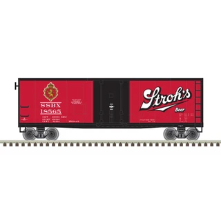 Atlas Trains 2001146 3RL Trainmaster 40' Plug Door Stroh's Box Car #18533