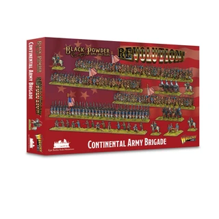 Warlord Games Black Powder 312403406 Epic Battles: Revolution! Continental Army Brigade