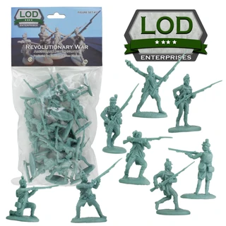 LOD Enterprises Plastic Figure Sets LOD013 Revolutionary War American Light Infantry