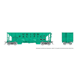 Rapido HO 158021A NCS Ballast Hopper Union Pacific Early