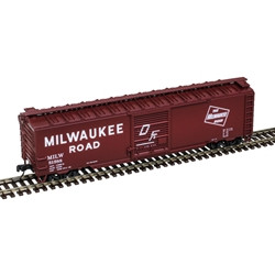 Atlas N 50006916 Trainman 50' Single Door Box Car Milwaukee Road 51580