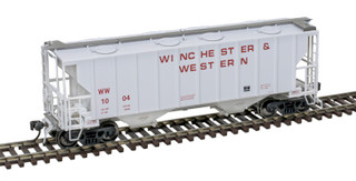 Atlas HO Master 20007702 Portec 3000 Covered Hopper Winchester & Western #1013