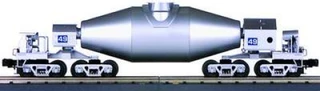MTH O Scale #20-98202 Premier Silver Hot Metal Car