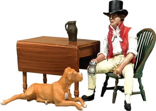 W Britain 35030 "Young Tom at the Tavern" Young Man Contemplating His Future