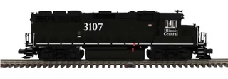 Atlas O Premier 30138575 GP40 Locomotive Illinois Central 3120 Black/White 3RL