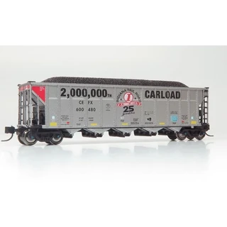 Rapido N Scale 538010A AutoFlood III RD Coal Hopper CEFX 600480