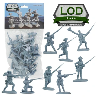 LOD Enterprises Plastic Figures LOD012 Revolutionary War Continental Regular Army