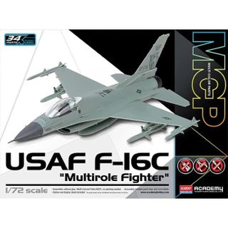 Academy Plastic Models #12541 1/72 F16C Multi-Role USAF Fighter (Snap)