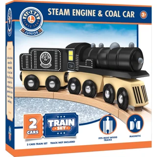 MasterPieces Lionel Steam Engine & Coal Car Toy Train Set