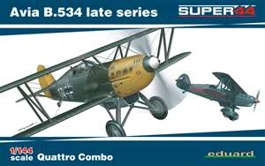 Eduard 1/144 Avia B.534 Late Series Quattro Combo Super44 EU4452
