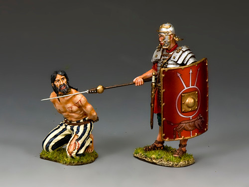King & Country Soldiers RnB004 The Romans Barbarians Guarding The Prisoner