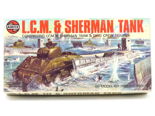 Airfix Model Kit 03301-9 Series 3 L.C.M. & Sherman Tank OO Model Kit